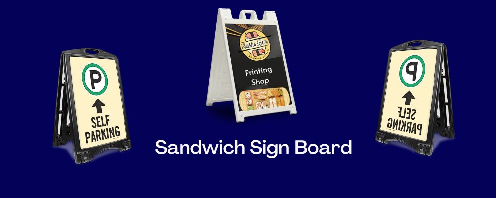 sandwich signs printing store